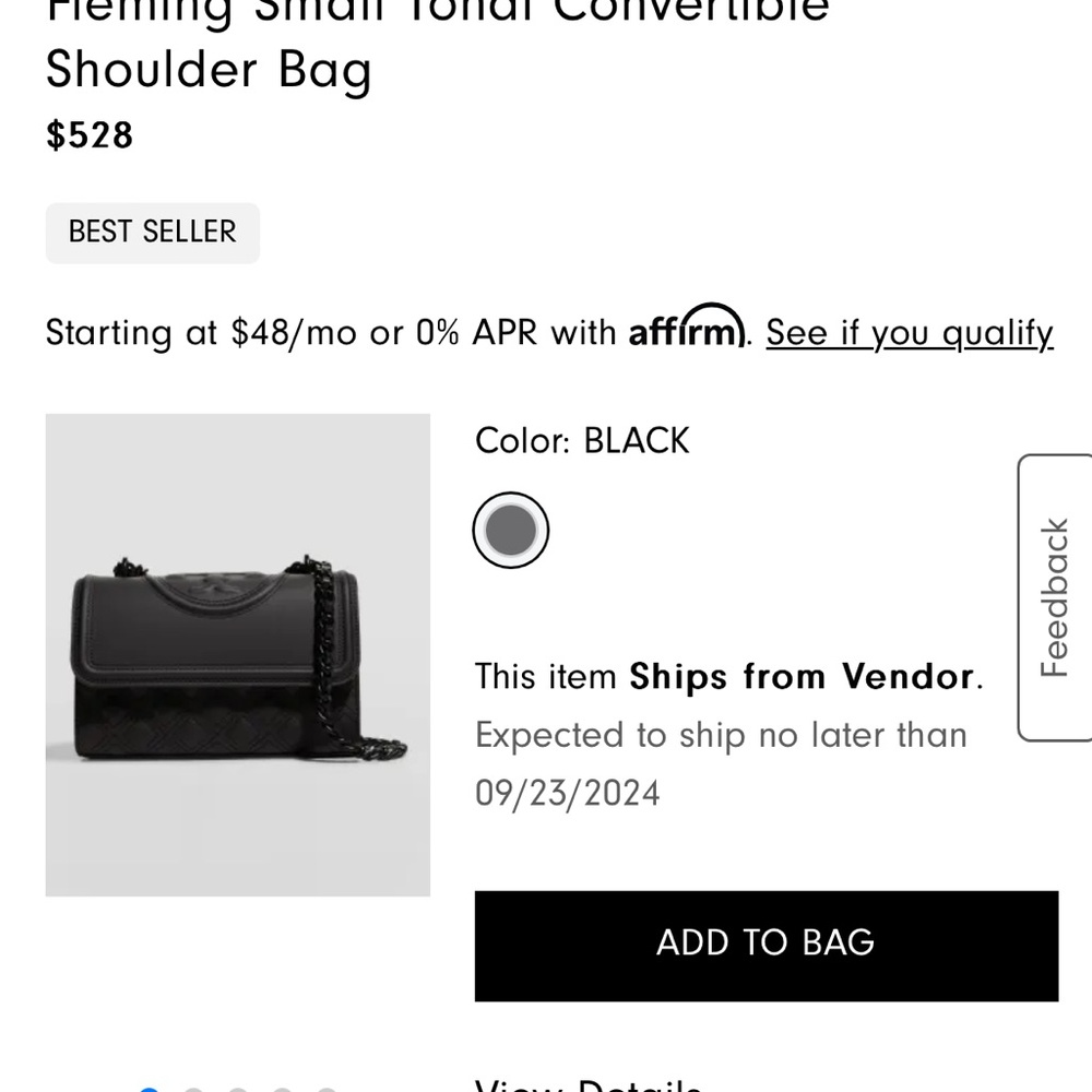 Tory Burch Fleming Small tonal shoulder bag